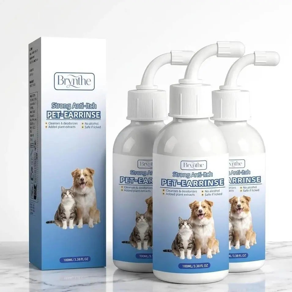 Gentle and Odorless Ear Cleanser for Dogs and Cats