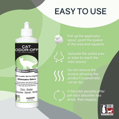 Transform Your Space with Cat Odor-Off Concentrate Bundle â ‚¬" The Ultimate Solution for Eliminating Cat Urine Odors in Fresh Original Scent