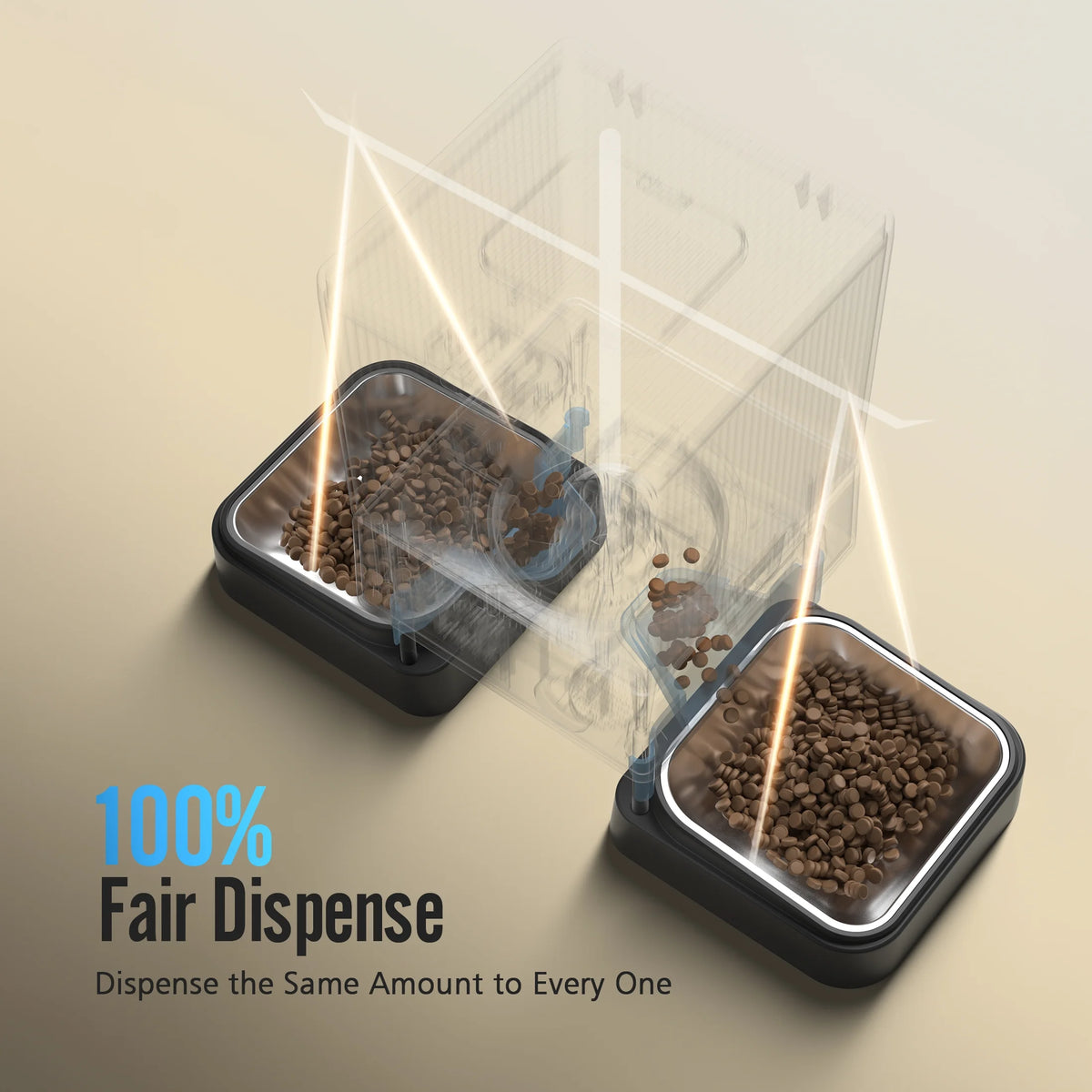 Revolutionize Your Pet's Mealtime with the 5L Automatic Cat Feeder - Smart App Control, Dual Bowl Design & 5G Wi-Fi Connectivity for Your Furry Friends!