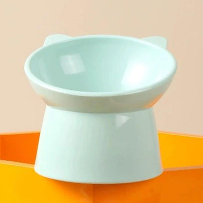 Elevate Your Pet's Dining Experience with Our Cat-Shaped Elevated Feeding Bowl - Perfect for Kittens and Dogs.