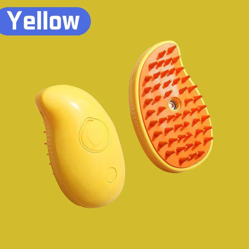 Electric Cat Steam Brush â ‚¬" 3-In-1 Pet Grooming Comb with Water Spray for Cats and Dogs, USB Rechargeable