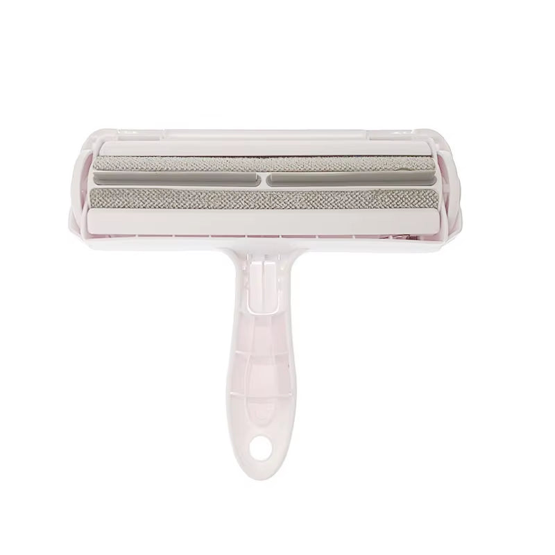 Pet Hair Roller and Lint Brush - 2-Way Comb Tool for Efficient Cleaning of Dog and Cat Fur on Furniture and Clothing