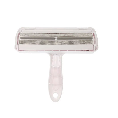 Pet Hair Roller and Lint Brush - 2-Way Comb Tool for Efficient Cleaning of Dog and Cat Fur on Furniture and Clothing