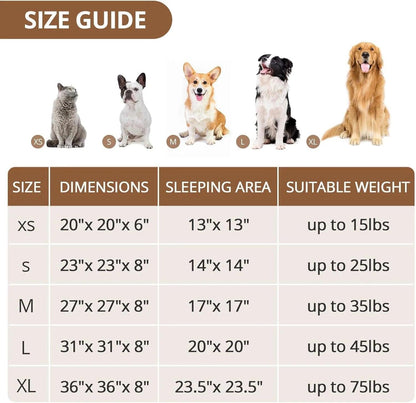 Cozy Medium Anti-Anxiety Donut Dog Bed - 31-Inch Fluffy Faux Fur for Pets up to 45 lbs (Smoke Grey).