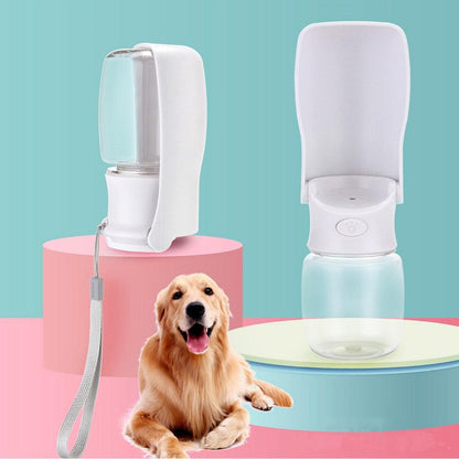 Portable Foldable Dog Water Bottle - Convenient Pet Hydration Dispenser.