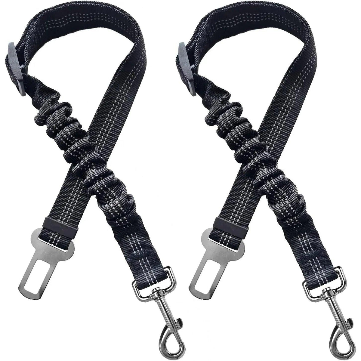 Ensure Your Pet's Safety on the Road with Our Adjustable 2 Pack Pet Seatbelt Restraint for Dogs and Cats - Fast Shipping from USA!.