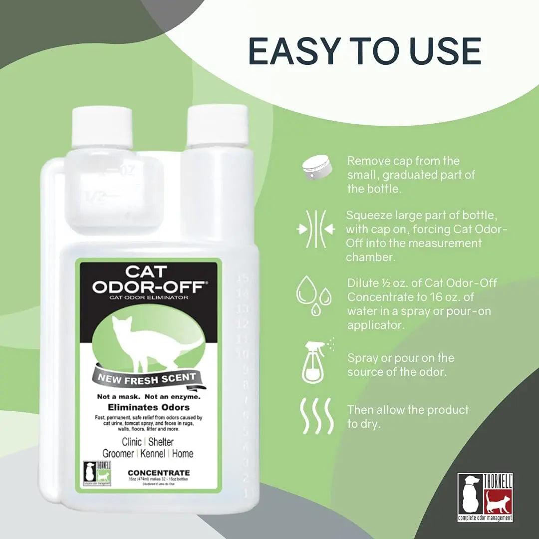 Transform Your Space with Cat Odor-Off Concentrate Bundle â ‚¬" The Ultimate Solution for Eliminating Cat Urine Odors in Fresh Original Scent