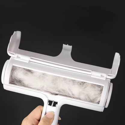 Pet Hair Roller and Lint Brush - 2-Way Comb Tool for Efficient Cleaning of Dog and Cat Fur on Furniture and Clothing