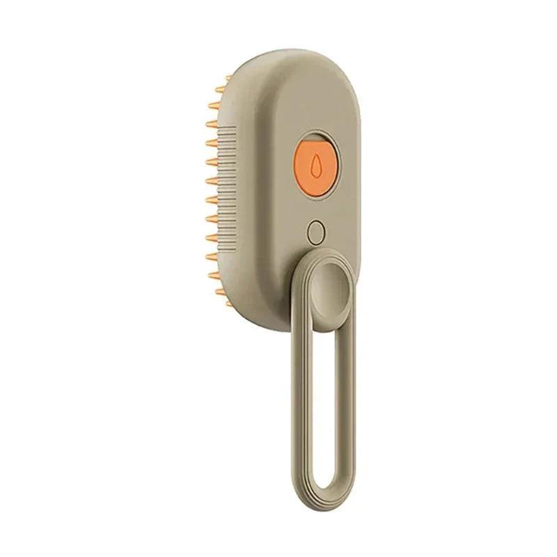 Electric Cat Steam Brush â ‚¬" 3-In-1 Pet Grooming Comb with Water Spray for Cats and Dogs, USB Rechargeable.