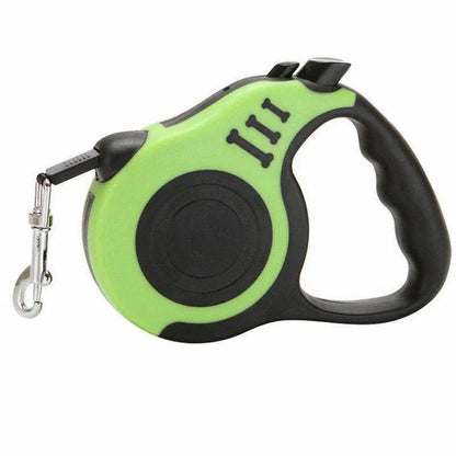 Automatic Retractable Dog Leash - Dual Size Options with Brake & Lock Safety System.