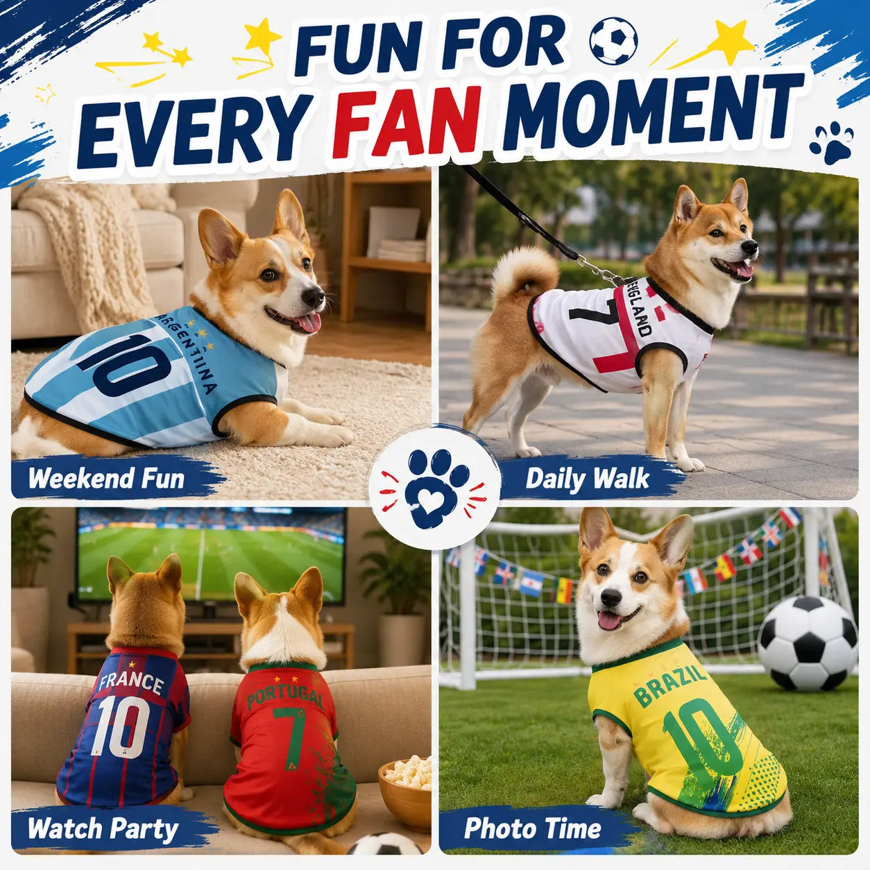 Sporty Lightweight Breathable Pet Soccer Jersey Vest - Perfect for Active Dogs and Cats!