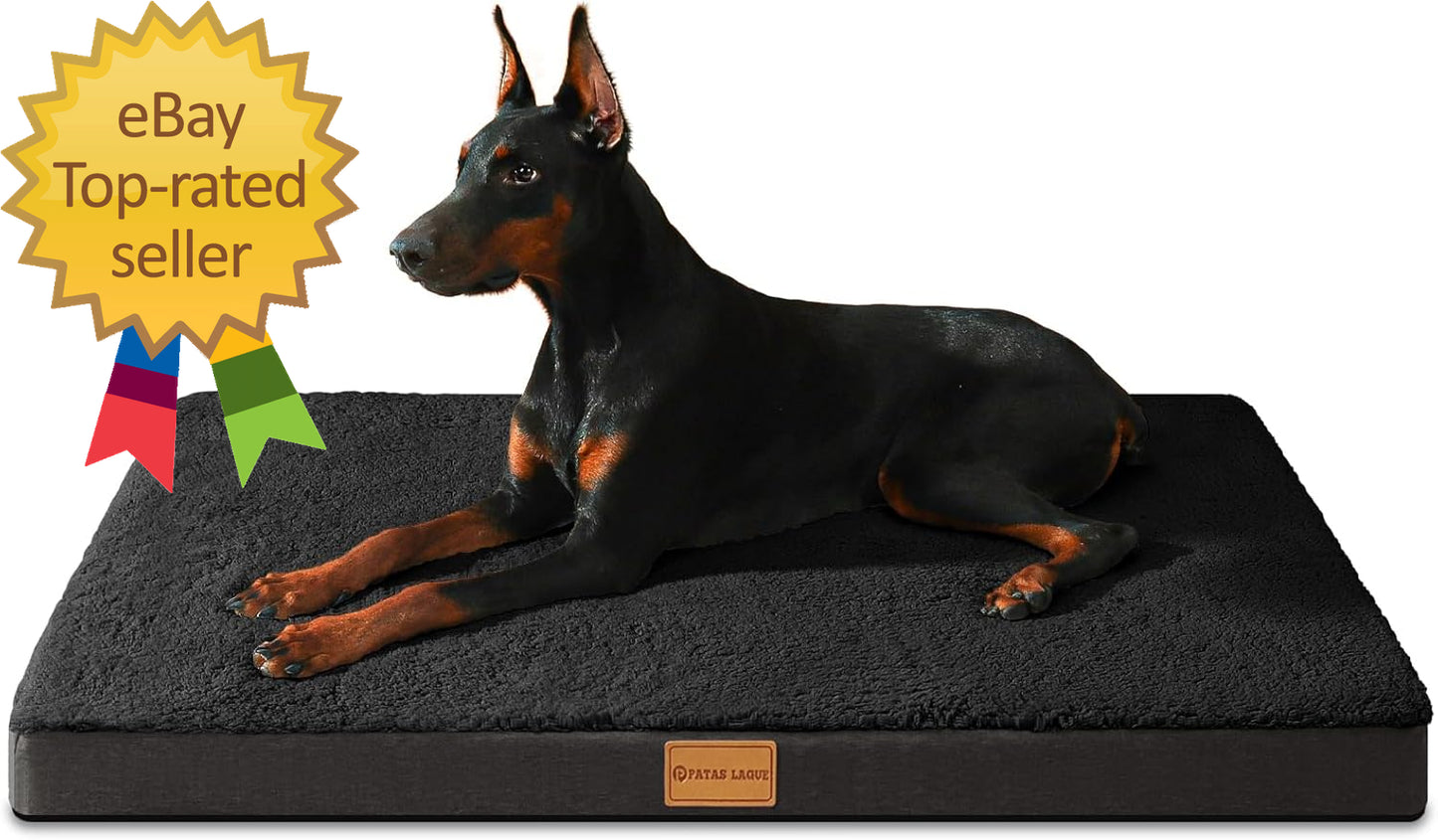 Orthopedic XL Dog Bed Large Sized Dog 42''X28'' Soft Waterproof Egg Crate Foam
