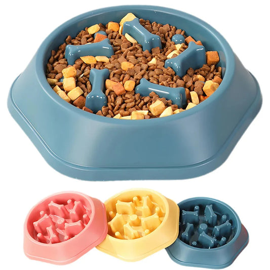Professional Slow Feeder Dog Bowl - Anti-Choking and Anti-Slip Puzzle Feeder for Small Dogs