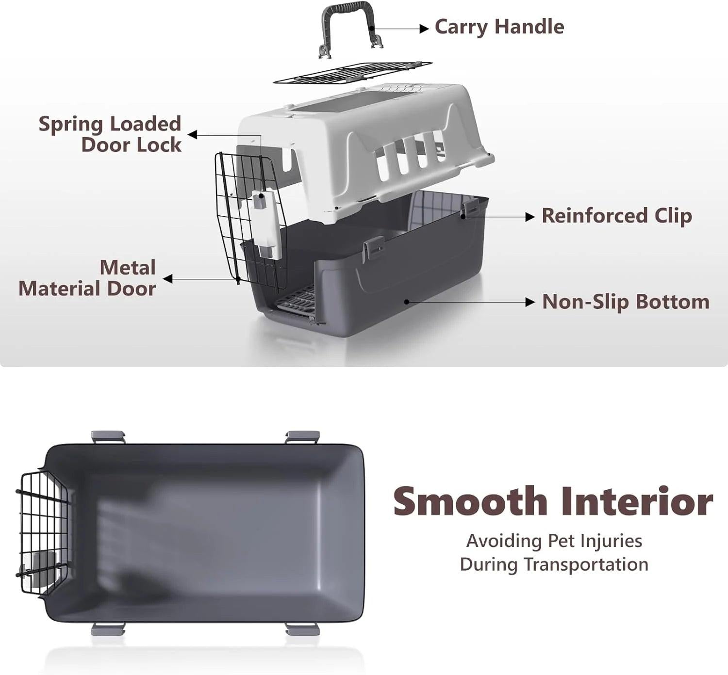 Ultimate Hard-Sided Travel Pet Carrier for Small Dogs and Cats - Secure, Comfortable, and Convenient for Pets Up to 10lbs.
