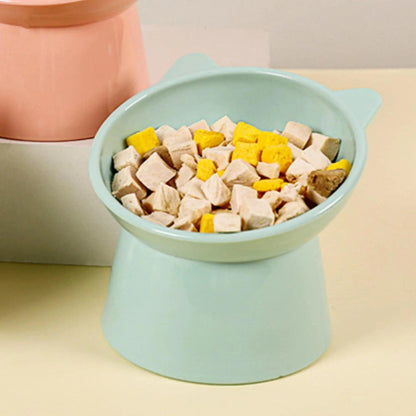 Elevate Your Pet's Dining Experience with Our Cat-Shaped Elevated Feeding Bowl - Perfect for Kittens and Dogs.