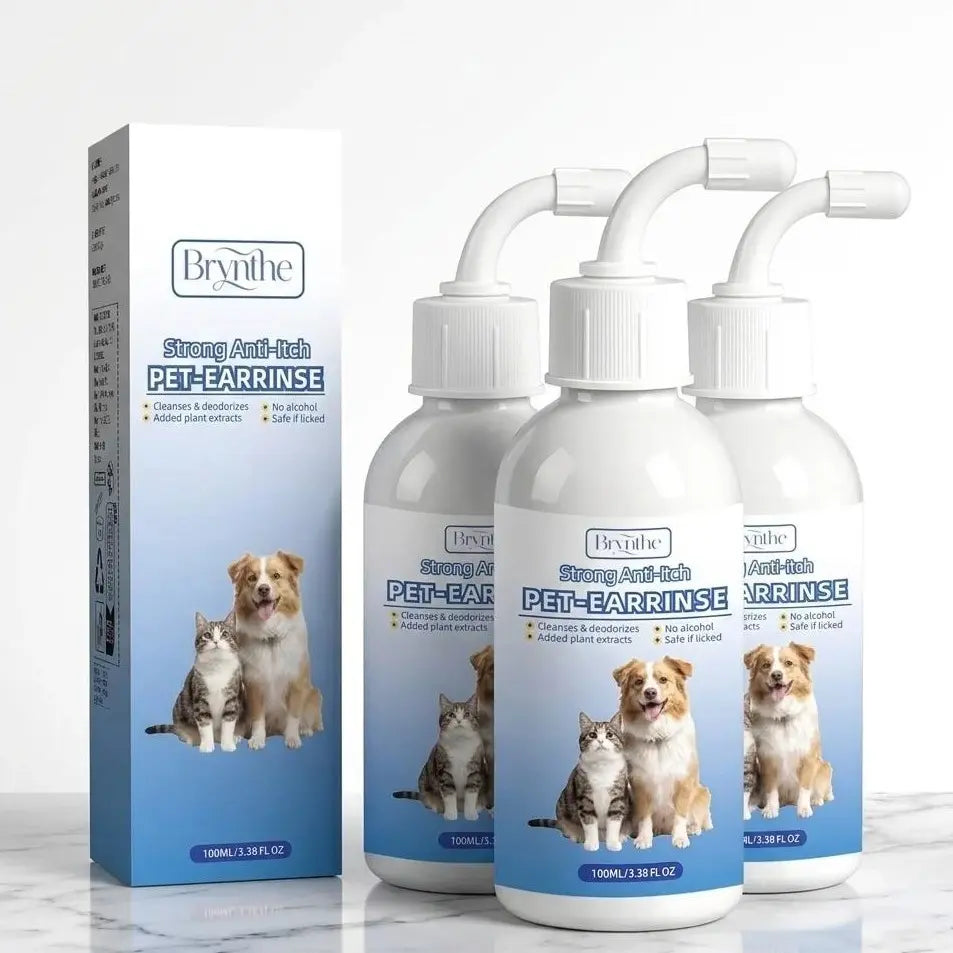 Gentle and Odorless Ear Cleanser for Dogs and Cats