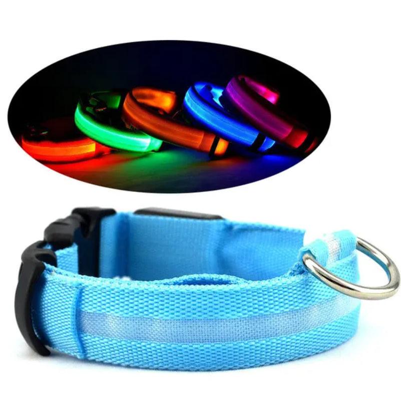 Illuminate Your Pet's Safety with the LED Safety Halo Collar - Stylish & Visible Up to 1000 Feet!.