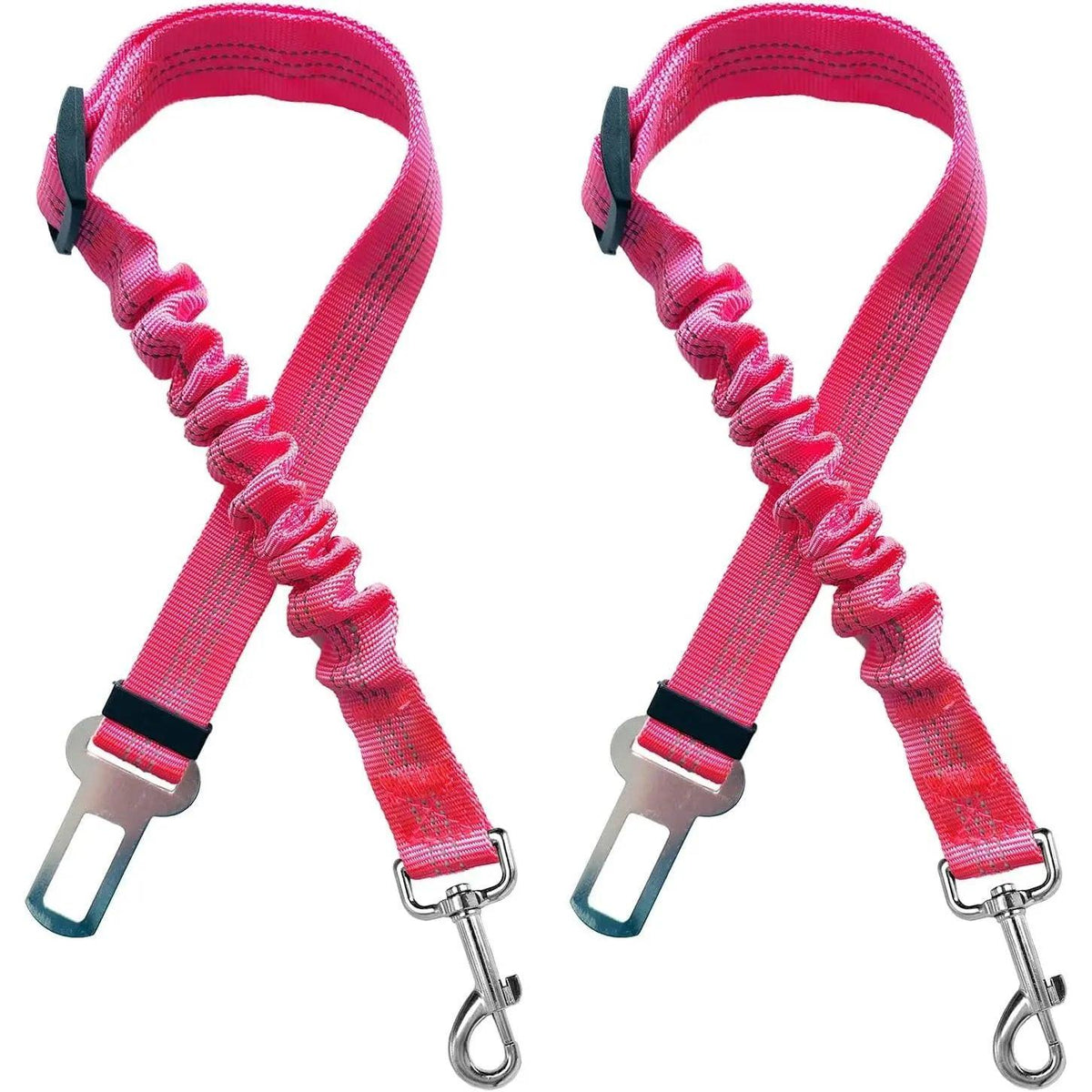 Ensure Your Pet's Safety on the Road with Our Adjustable 2 Pack Pet Seatbelt Restraint for Dogs and Cats - Fast Shipping from USA!.