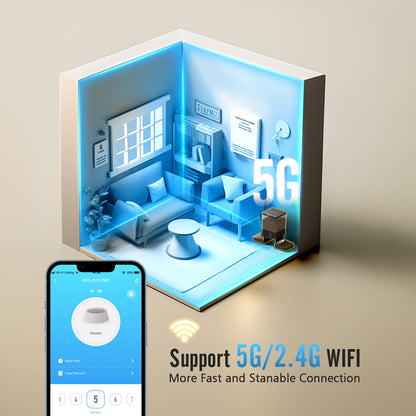 Revolutionize Your Pet's Mealtime with the 5L Automatic Cat Feeder - Smart App Control, Dual Bowl Design & 5G Wi-Fi Connectivity for Your Furry Friends!