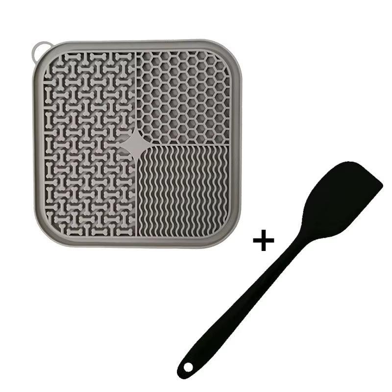 Licking Mat Slow Feeder for Dogs and Cats, Premium Lick Pad with Suction Cups for Dog Anxiety Relief, Slow Feeder Dog Bowls.