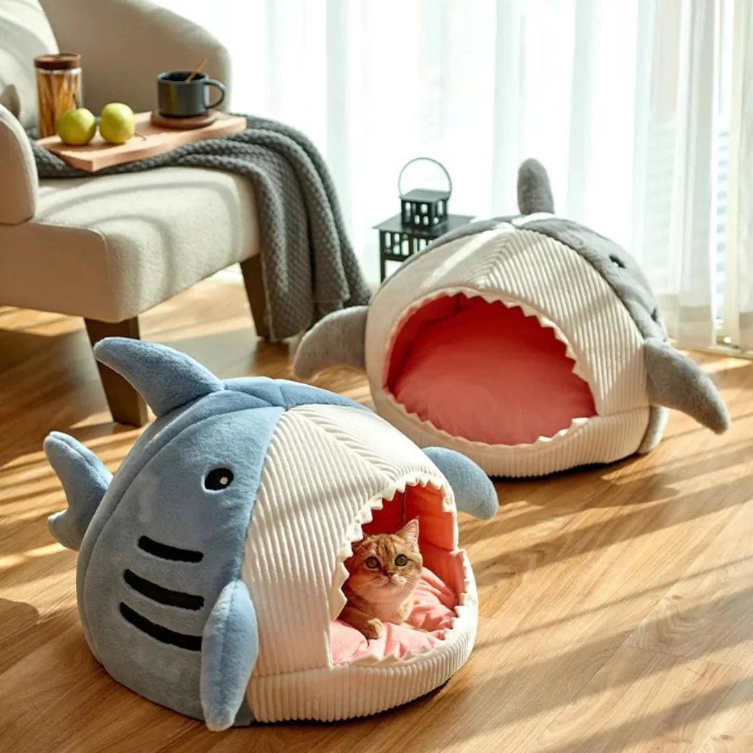 Luxury Plush Shark Pet Bed.