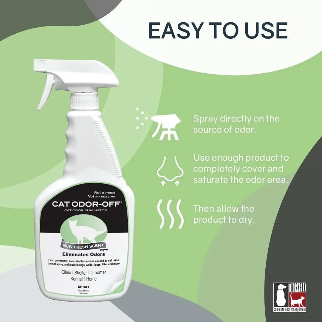 Transform Your Space with Cat Odor-Off Concentrate Bundle â ‚¬" The Ultimate Solution for Eliminating Cat Urine Odors in Fresh Original Scent