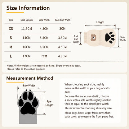 Dog Paw Protectors - 4-Piece Silicone Set with Anti-Slip Grip for Enhanced Outdoor Safety of Puppies and Dogs