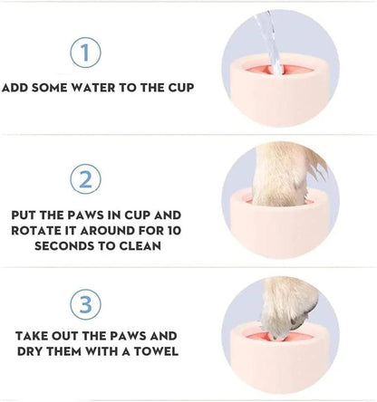 Dog Paw Cleaner.